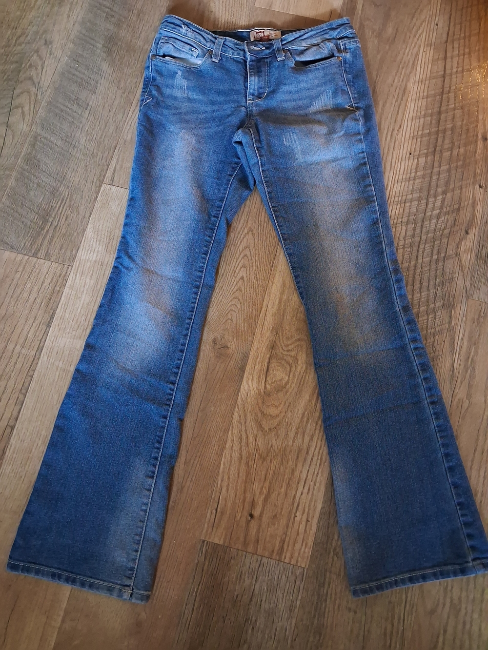 lei Felicia Lowrise Boot Women's Blue Flare Jeans 3 Regular